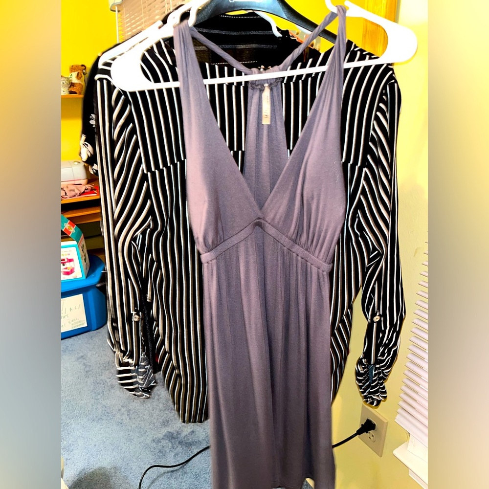Women’s Grey Summer Dress  - **NEVER WORN**